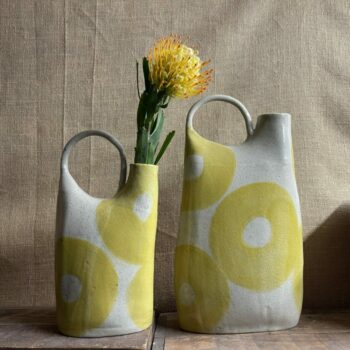Red Fox Pottery Mellow Yellow Vessels