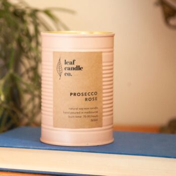 Leaf Candle Co. Prosecco Rose Candle