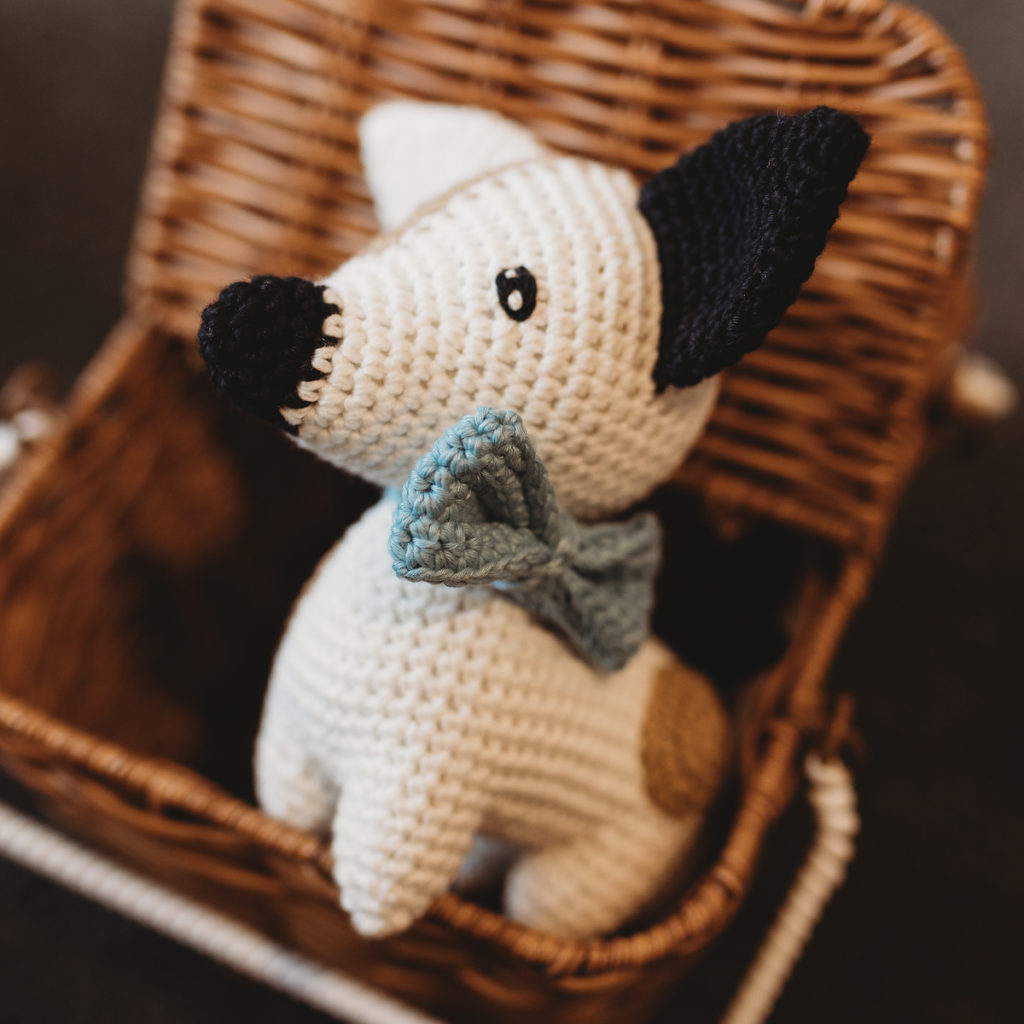 Cuddlies by TAPA Crochet Puppy Toy