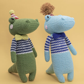 Cuddlies by TAPA Crochet Party Crocodile Toys