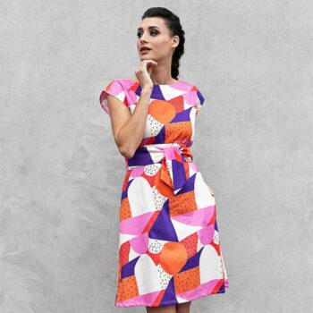 Massuri Geometrical Print Dress