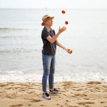 Balls for Your Mind Beach Juggling