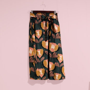 Evyie Womens Paper Skirt Green
