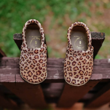 Lil Soles Leopard Print Baby Shoes