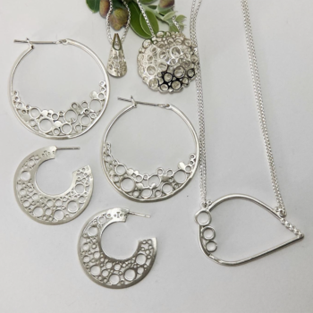 Pip Keane Designs Earrings and Necklace