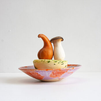 Rhiannon Gill Ceramics Orange Fizz Fruit Bowl
