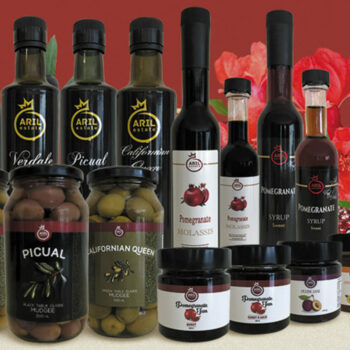 Aril Estate Olive Oil and Pomegranate Products