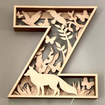 Gundaroo Puzzler Wooden Layered Letter