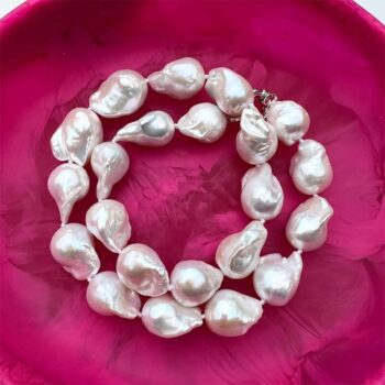 Jane Brown Pearls Large Baroque Pearl Necklace