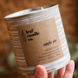 Leaf Candle Co. Apple Pie Candle