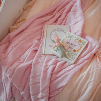 Leroy Mac Pink Merino Baby Blanket