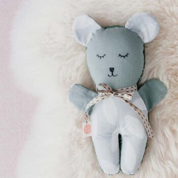 Miss Ruby-Made Handcrafted Cuddle Bear