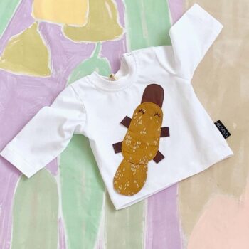 Retrobub Children's Platypus Long Sleeved Shirt