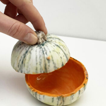 Helen Ashley Designs Small Pumpkin with Handle