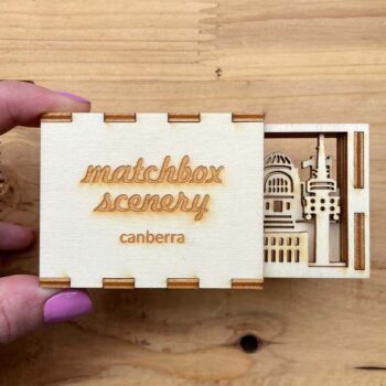 The Paper & Wood Co Canberra Matchbox Scenery