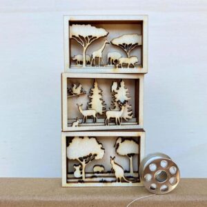 The Paper & Wood Co Scenery Boxes