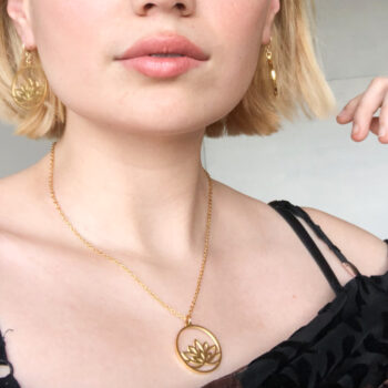 sixD Jewellery Lotus Necklace