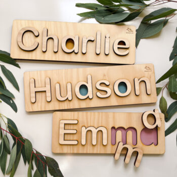 Bandicute Personalised Wooden Name Puzzle