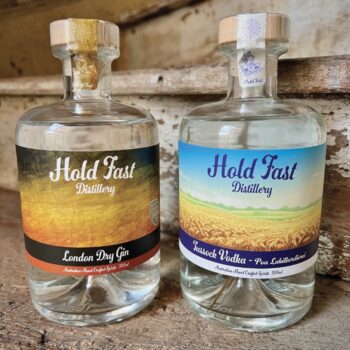 Hold Fast Distillery London Dry Gin and Tussock Vodka