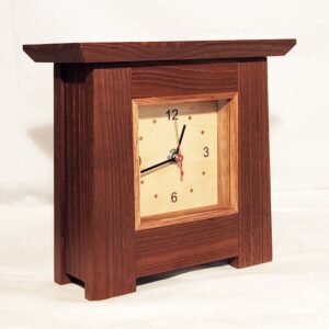 Time in Timber Handcrafted Wooden Clock