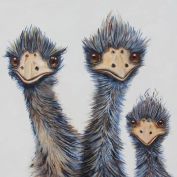 Sue Dyde Contemporary Art Emus Painting