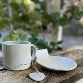 Sea Salt Sand Ceramics Mug Set