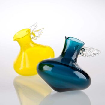 Glass by Emma Klau Winged Rolling Jug