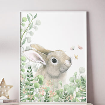 Winter Avenue Press Forest Bunny Art Print