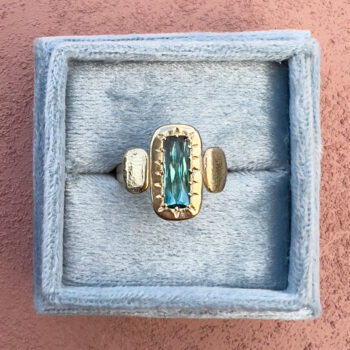 Michaela Dietrich Fine Handmade Gold Ring with Gemstone