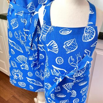 My Favourite Apron Co. Sea side adult and child aprons