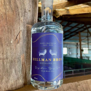 Hillman Brothers Distilling Co Australian Gin with Black Lime