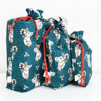 Gift Me Again Christmas Fabric Gift Bag