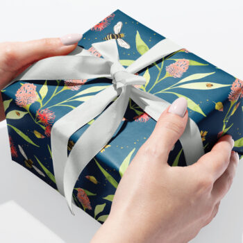 littlehoothoot Banksia Wrapping Paper
