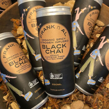 Frank n Al Black Chai in a Can