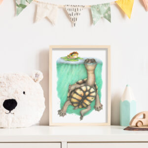 Handmade Ambassador Critterarty Turtle Print