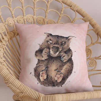 Shannon Dwyer Artist Wombat Cushion