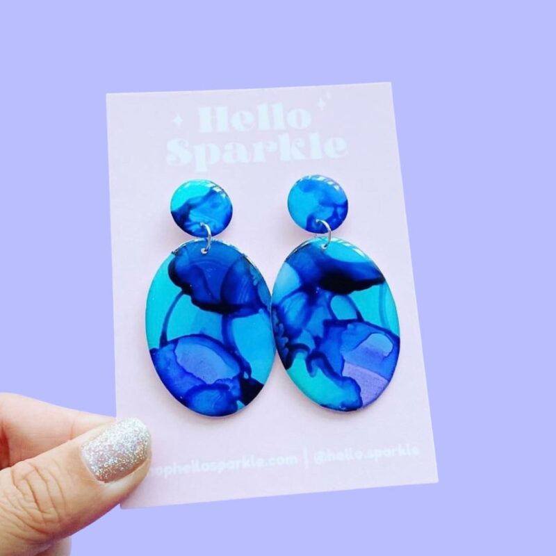 Hello Sparkle Fun, Acrylic Earrings and Accessories